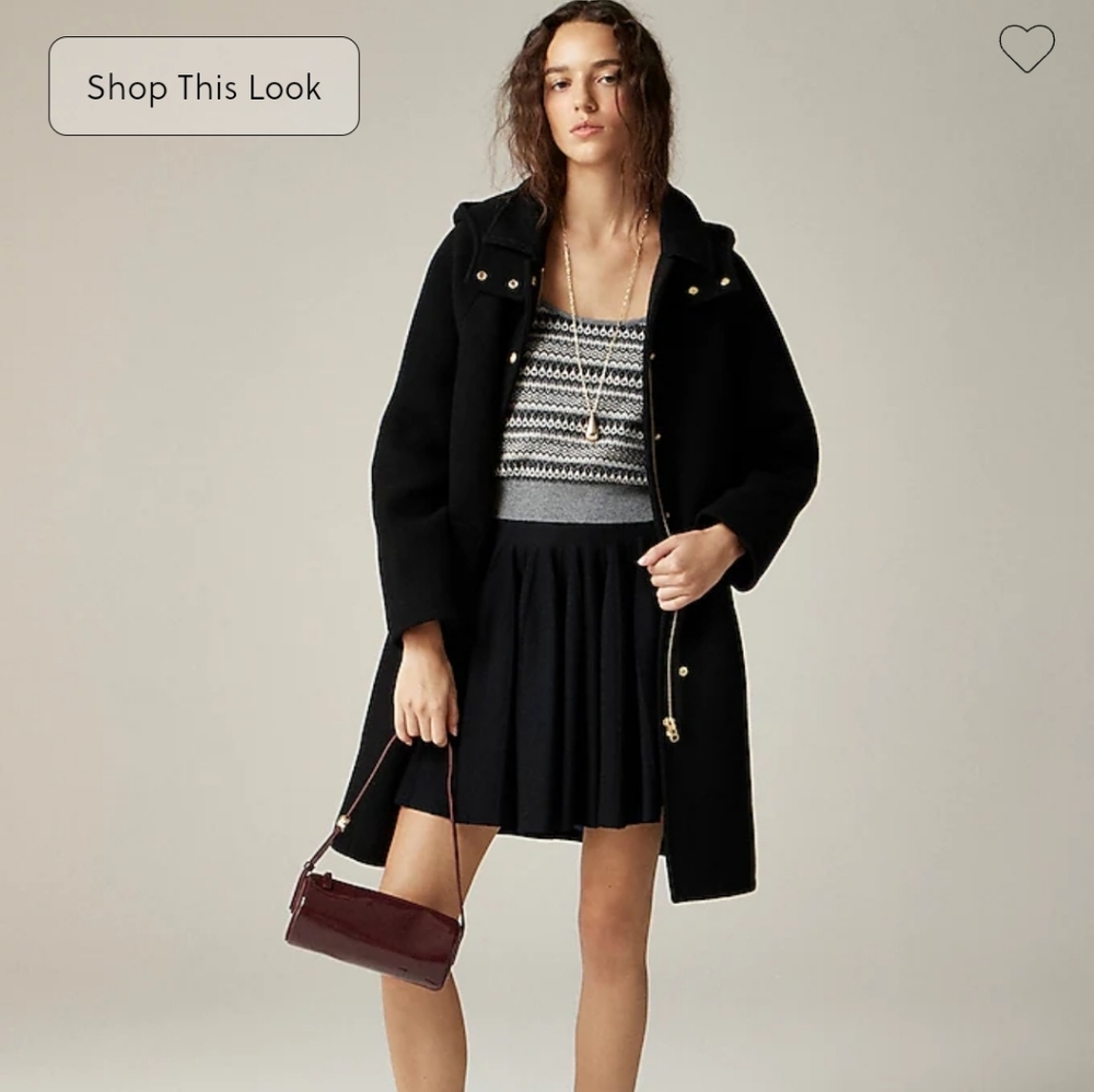 J. Crew Stowe Parka in Italian Stadium-Cloth